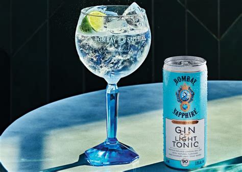 koolhydraten gin tonic light|Calories in Gin & Light Tonic from Bombay Sapphire .